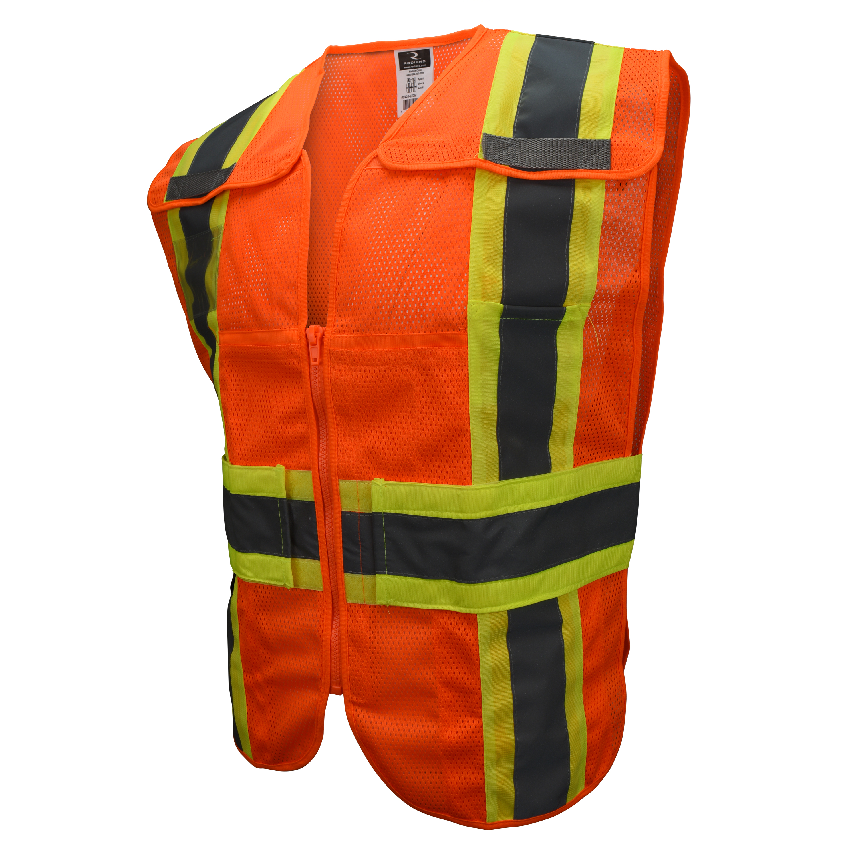 Picture of Radians SV24-2 Type R Class 2 Breakaway Expandable Two Tone Mesh Safety Vest