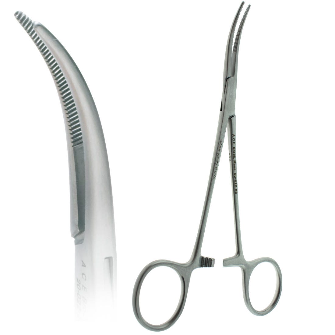 ACE Rankin Kelly Forceps, curved