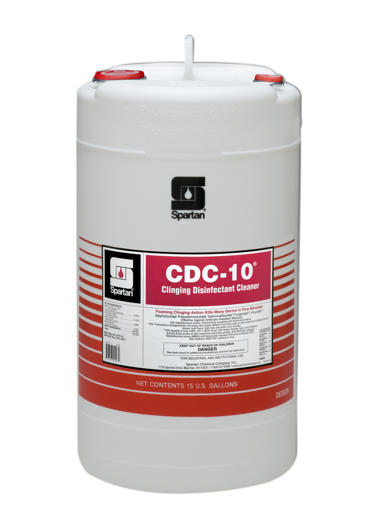 Spartan Chemical Company CDC-10, 15 GAL DRUM
