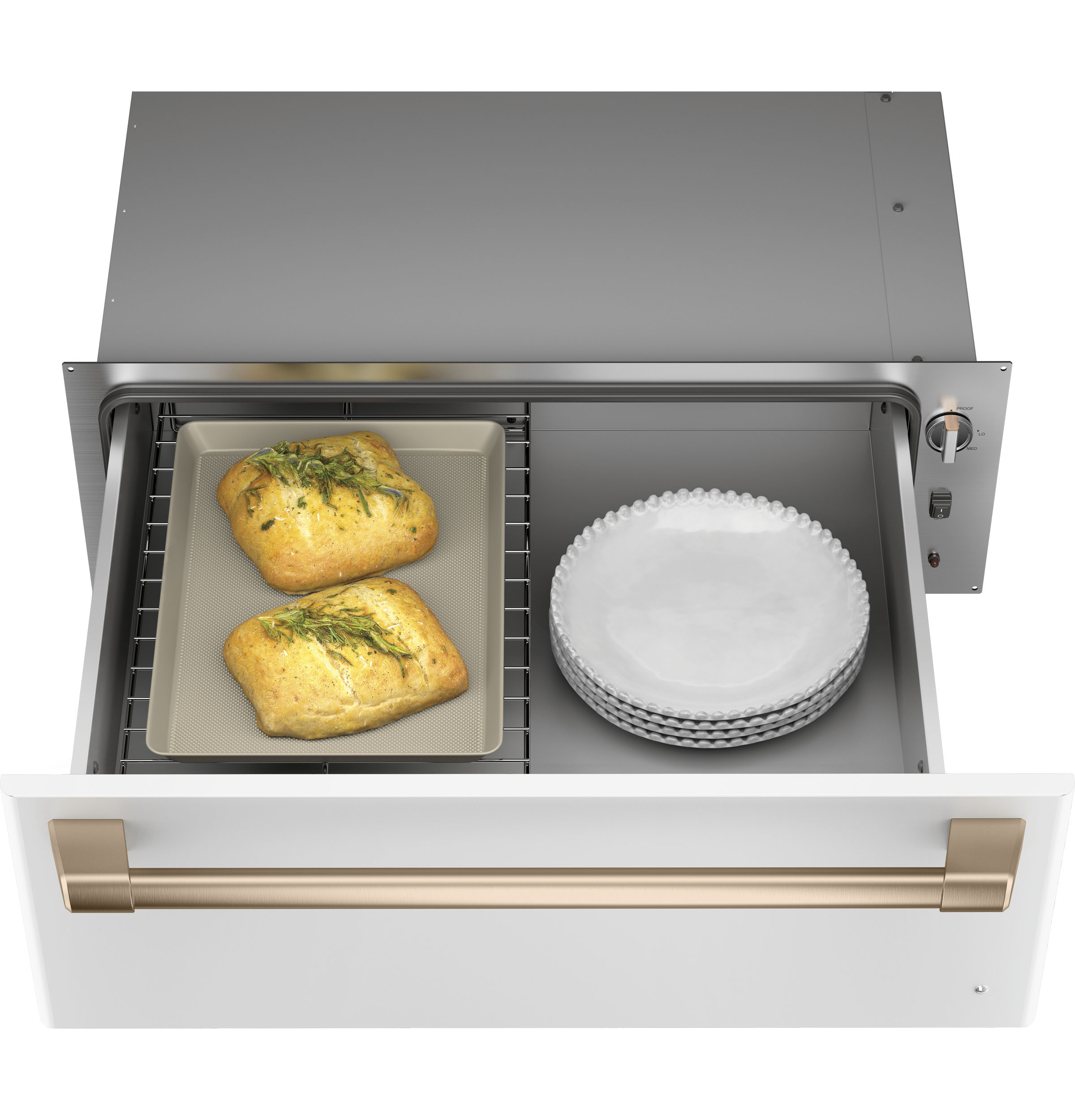 Café™ 30" Matte White Warming Drawer view 5