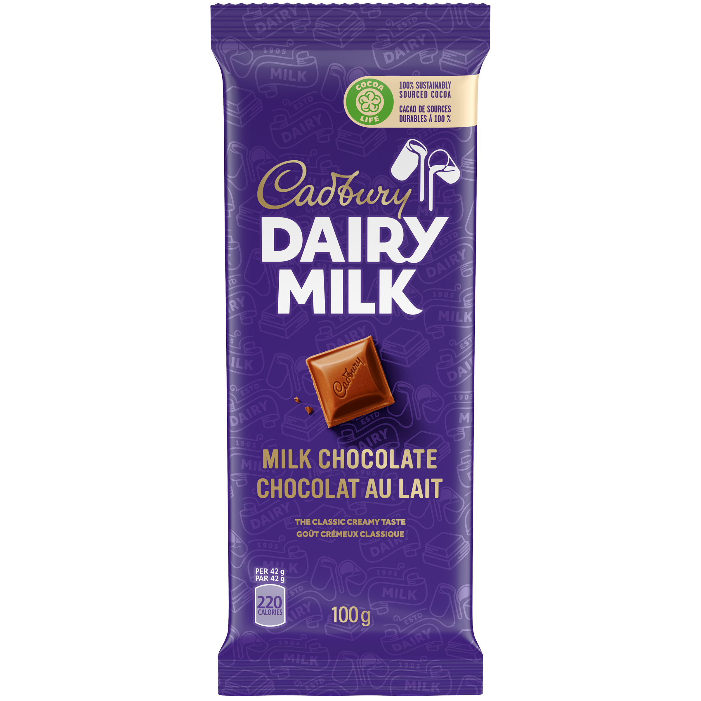 Cadbury Dairy Milk, Milk Chocolate, 100 g-thumbnail-0