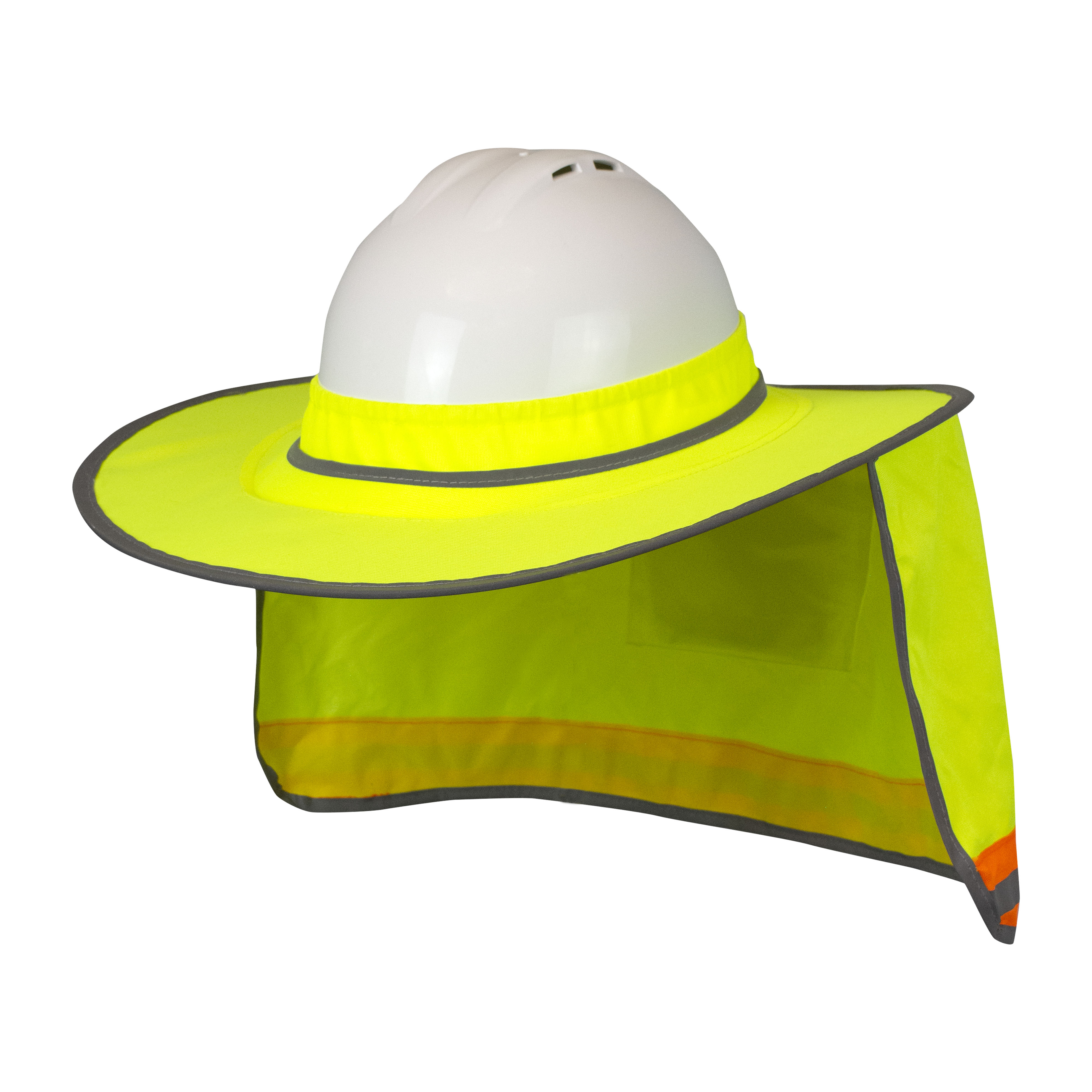 Hi-Vis Collapsible Hard Hat Shade - Green