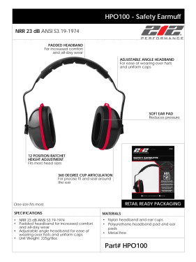 Product Sheet for HPO100