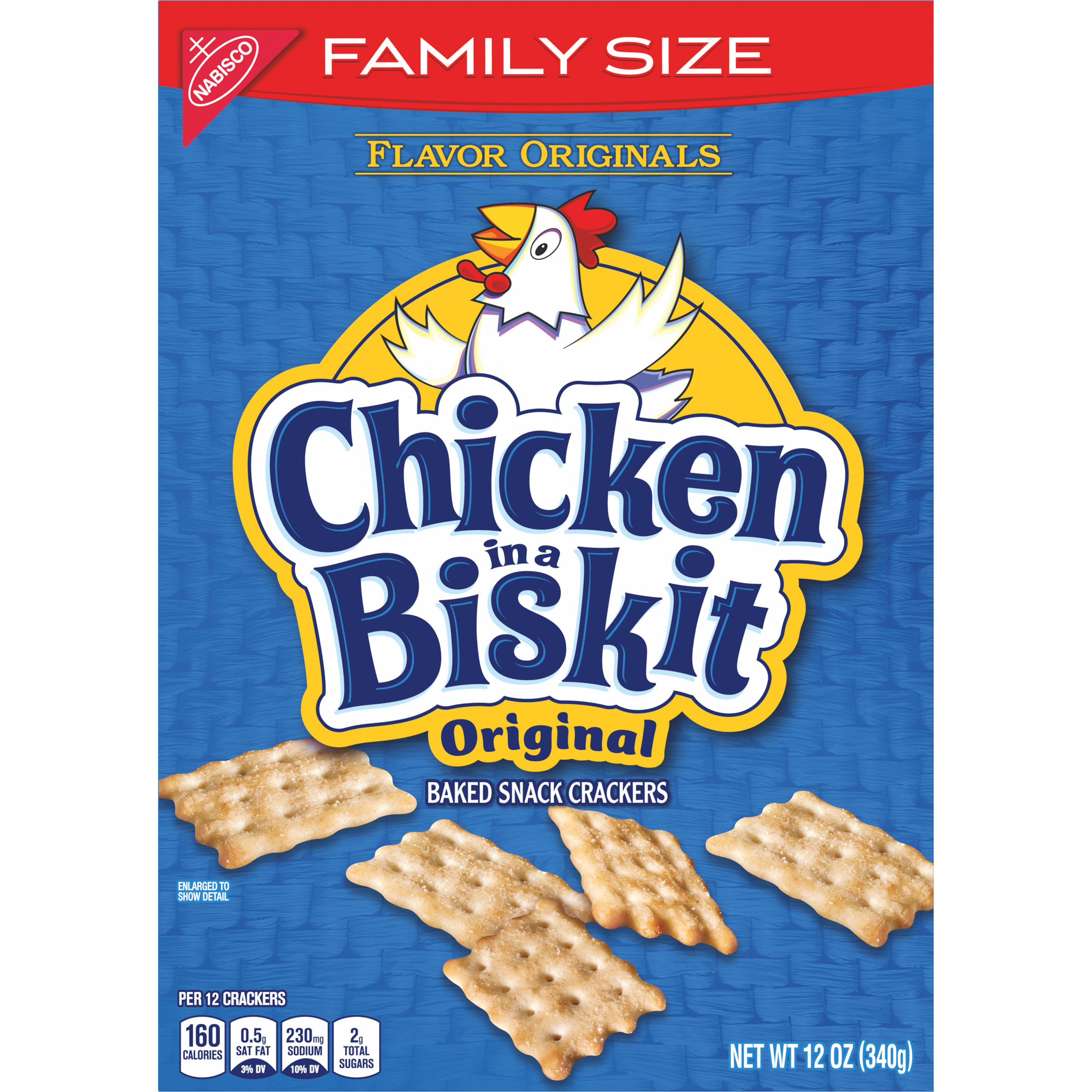 Chicken in a Biskit Original Baked Snack Crackers, Family Size, 12 oz-thumbnail-3
