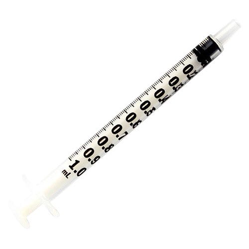 Syringe Luer Slip TB 1cc - 100/Box