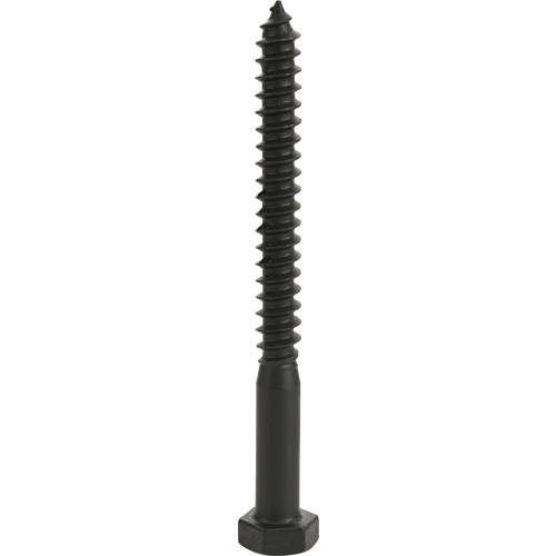 Black Coated Lag Screws 5/16" x 31/2"