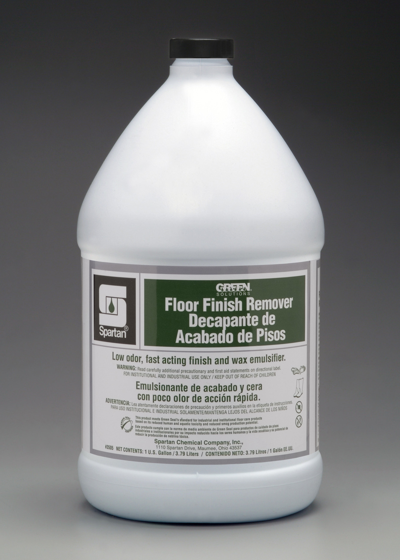 Spartan Chemical Company Green Solutions Floor Finish Remover, 1 GAL 4/CSE