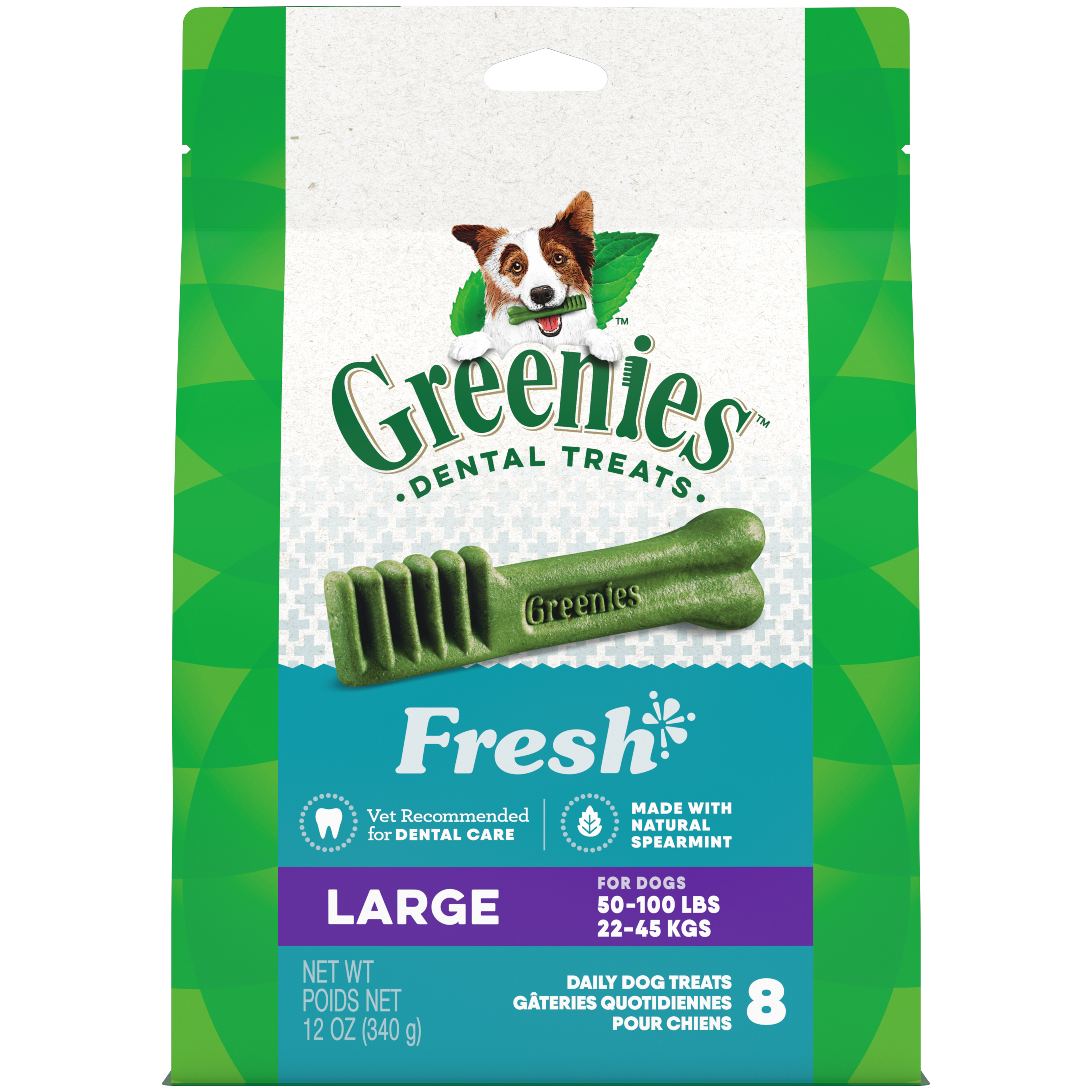 12 oz. Greenies Large Fresh Treat Pack - Health/First Aid