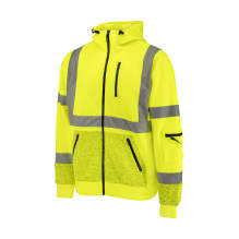 Radians® SW02 NORDIC BLAZE® Class 3 All-Weather Zipper Front Hoodie
