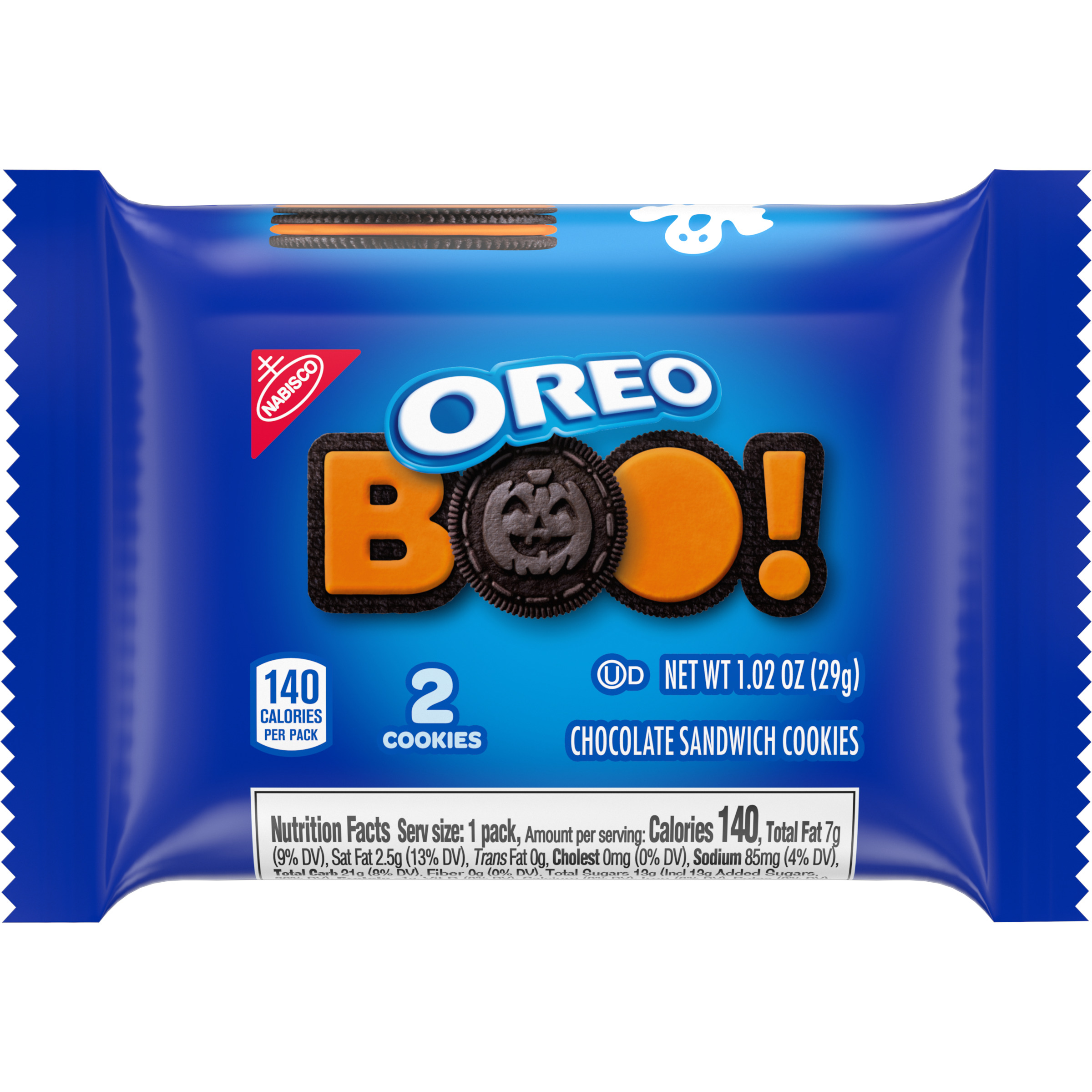 OREO Fall Treats Double Stuf Chocolate Sandwich Cookies and Halloween Cookies Variety Pack, 45 Trick or Treat Bags (2 Cookies Per Snack Pack)-7