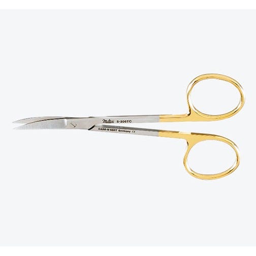 Scissors Iris Carb-N-Sert Curved