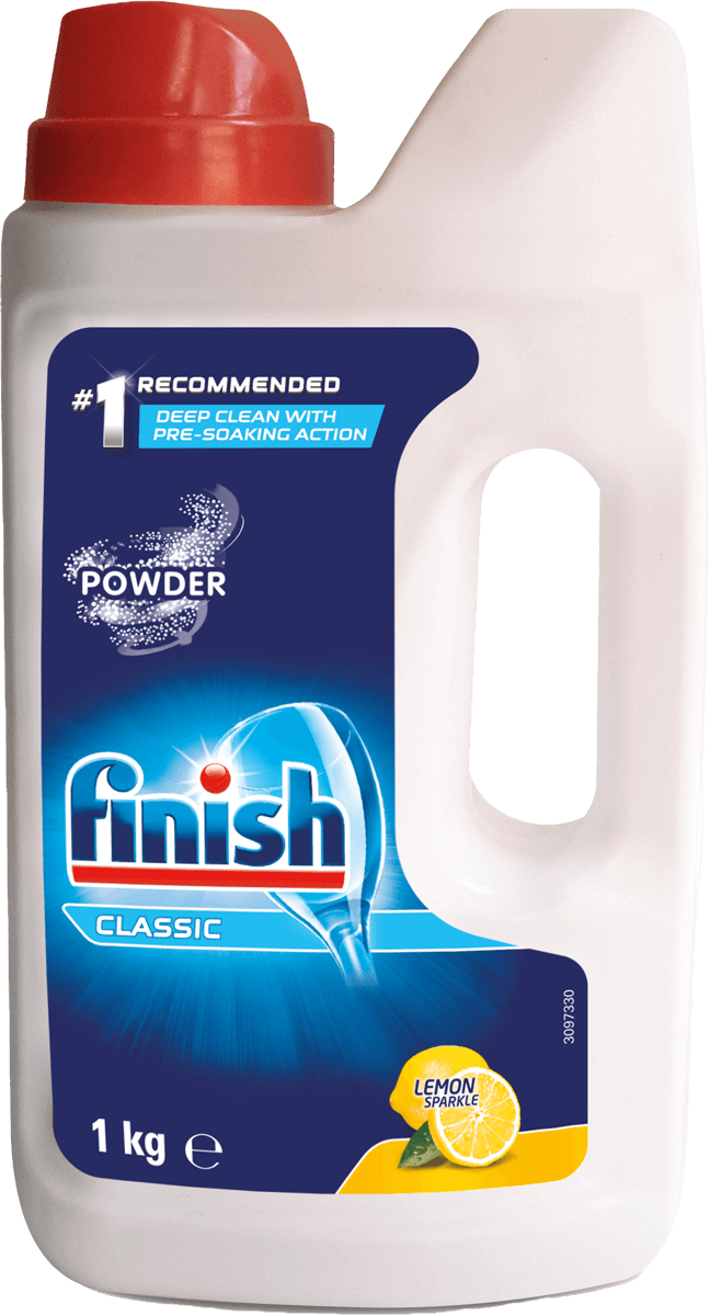 Finish Dishwasher Detergent Powder 1Kg Lemon Finish SA