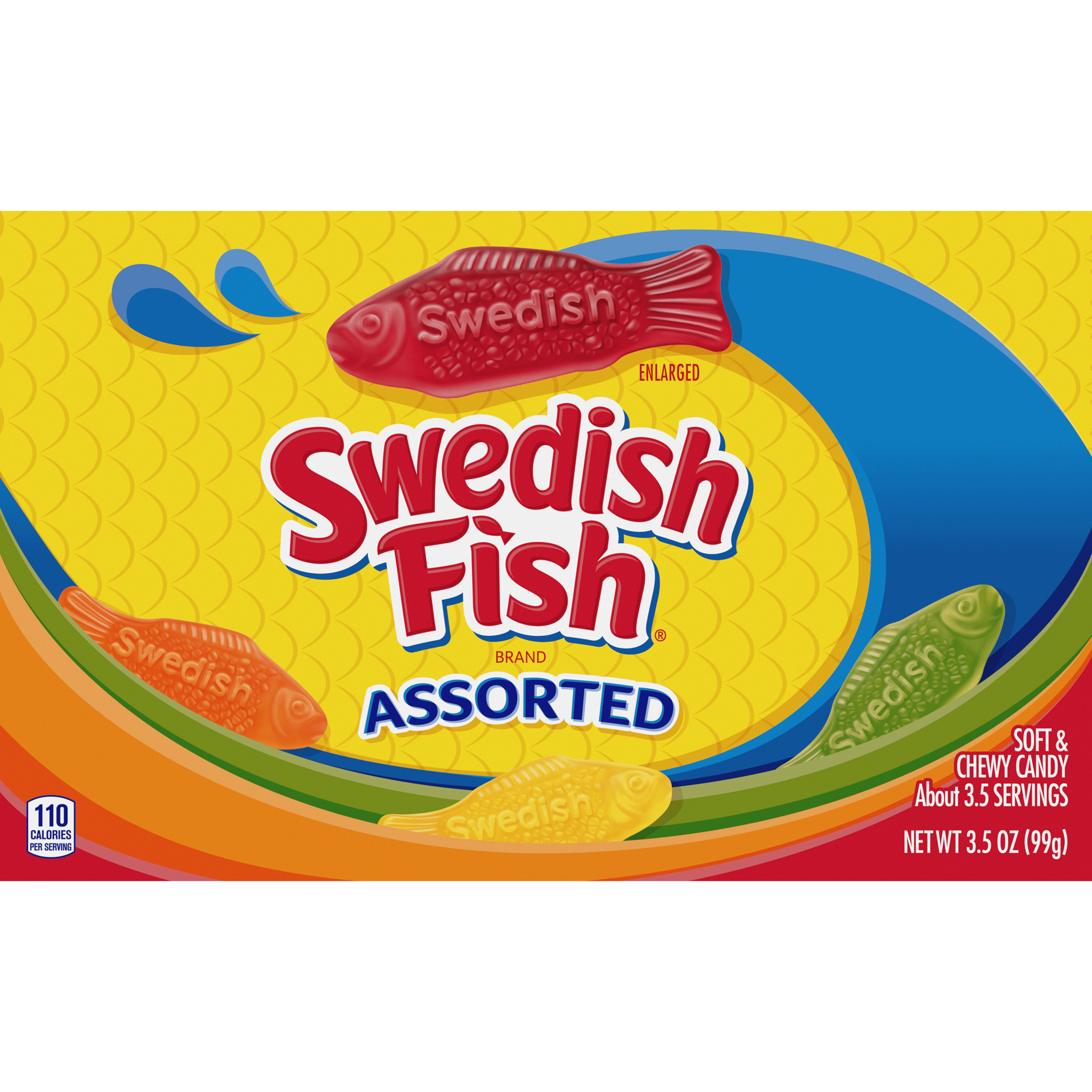 SWEDISH FISH Assorted Soft & Chewy Candy, 3.5 oz-1