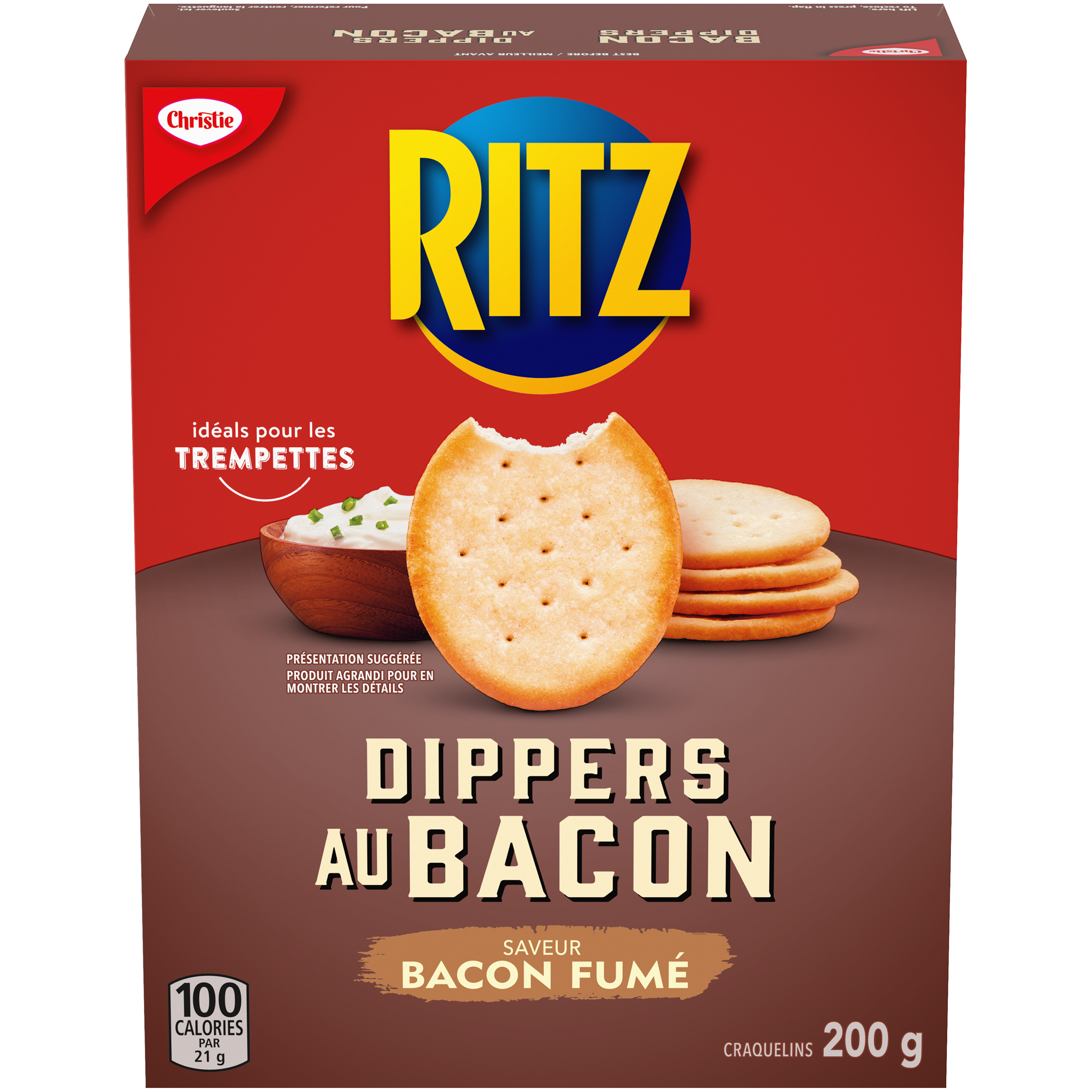 Ritz Bacon Dippers Crackers, 200G-thumbnail-1