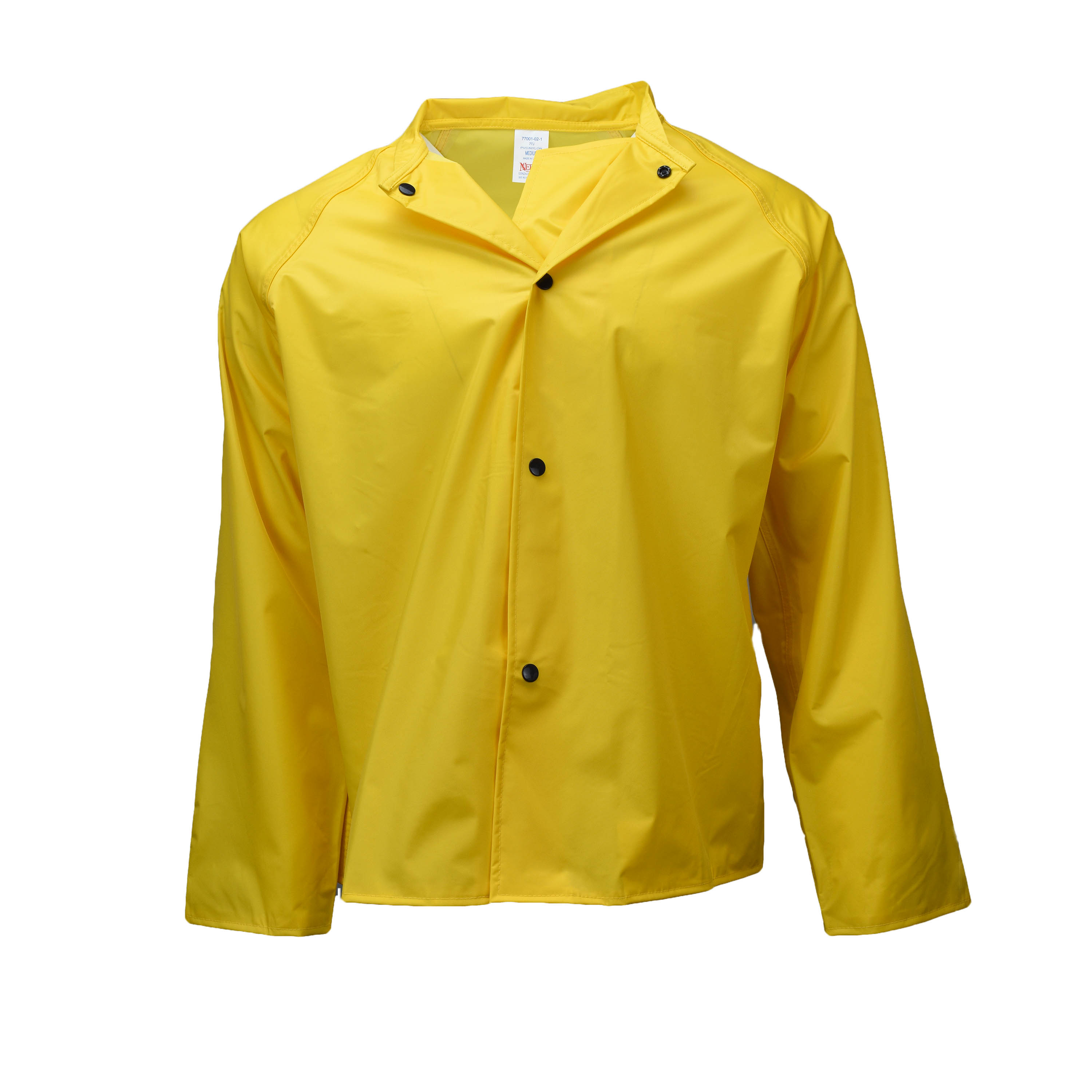 77SJ Sani Light Jacket with Snaps - Black - Size 2X