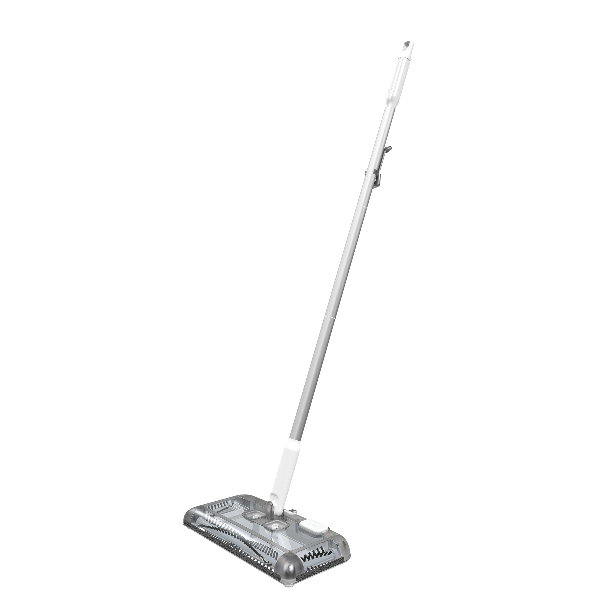 Profile of 50 minutes powered floor sweeper.
