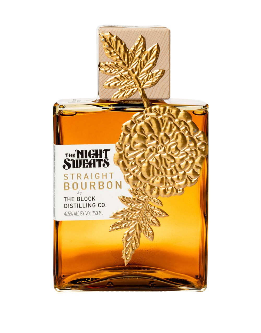 THE BLOCK DISTILLING CO THE NIGHTS SWEATS STRAIGHT BOURBON
