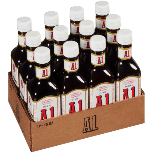  A.1. Original Sauce, 12 ct Pack, 15 oz Bottles 