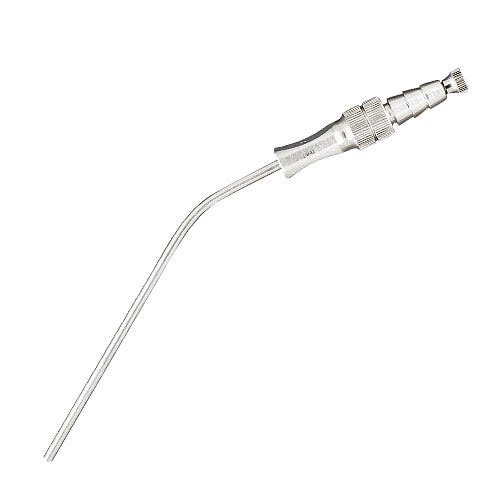 Frazier Ferguson Suction Tube, 6 Fr, 2 mm, Angled with Finger Cut-Off