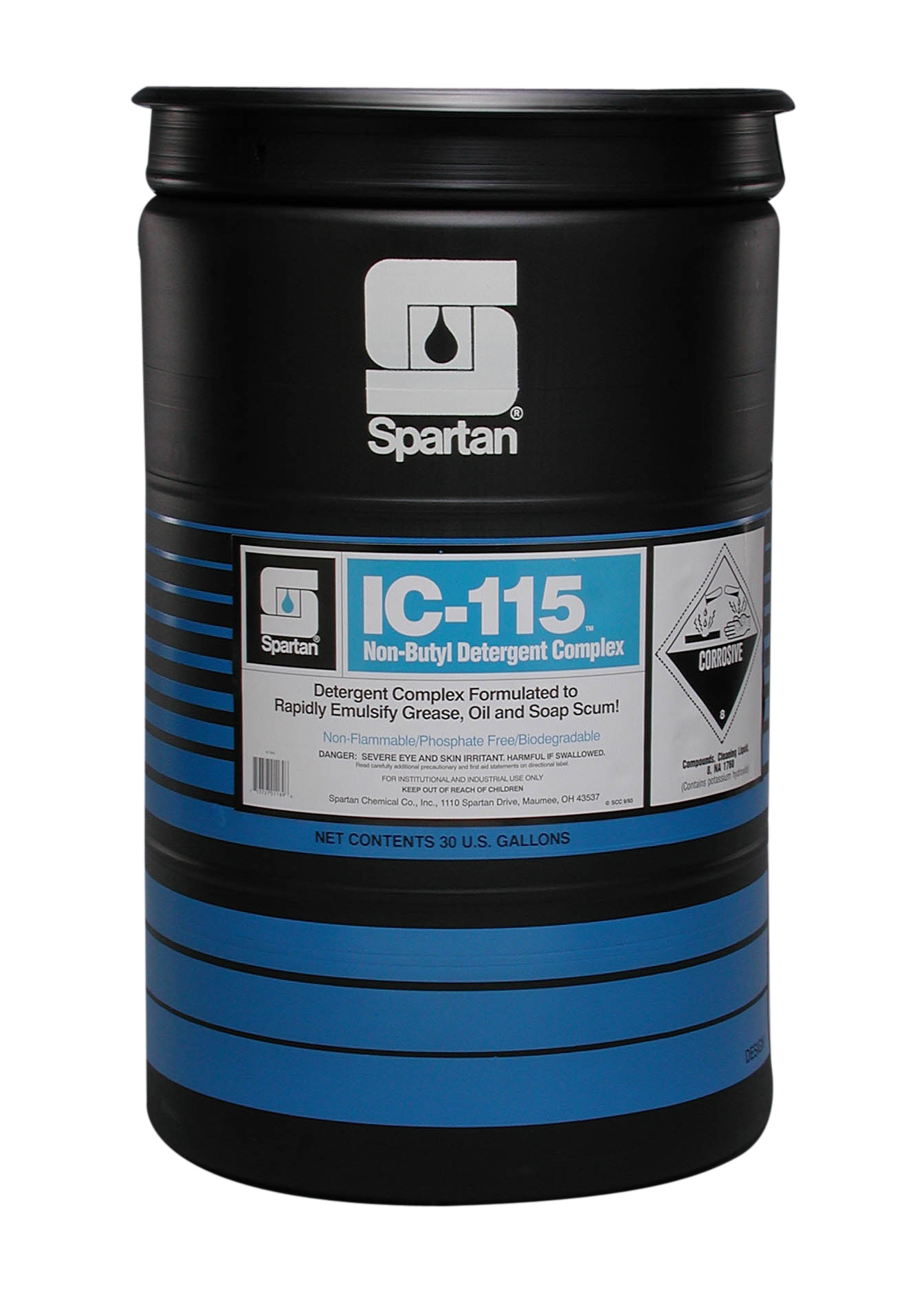 Spartan Chemical Company IC-115, 30 GAL DRUM