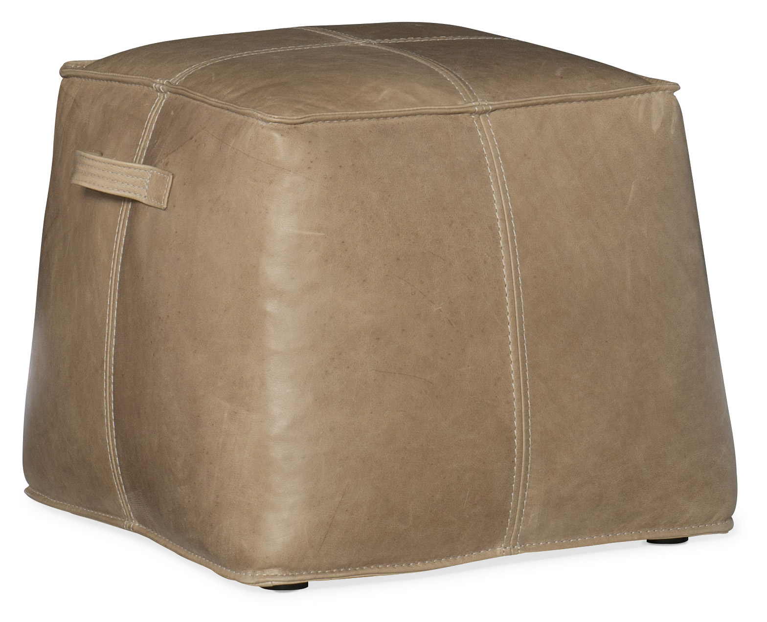 Picture of Dizzy Small Leather Ottoman