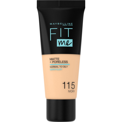 maybelline new york fit me matte+poreless fondöten - 115 ivory