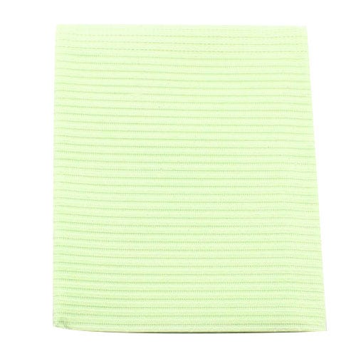 Proback® Patient Towels, Extra Heavy Tissue with Poly, 19" x 13", Green - 500/Case