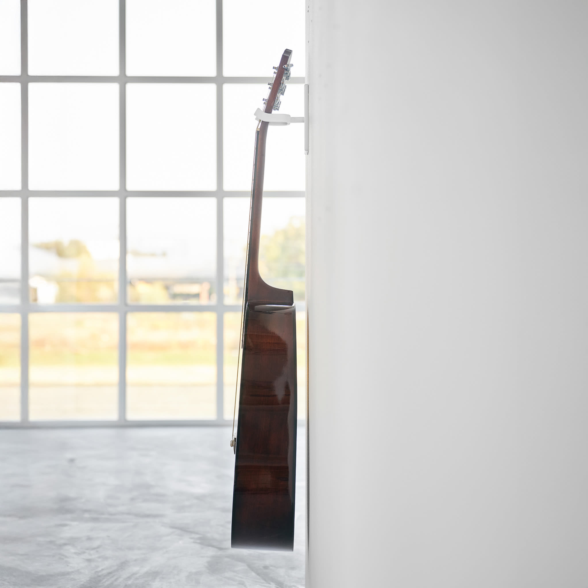 Wandmontierter Gitarrenhalter : Durchdachtes Design