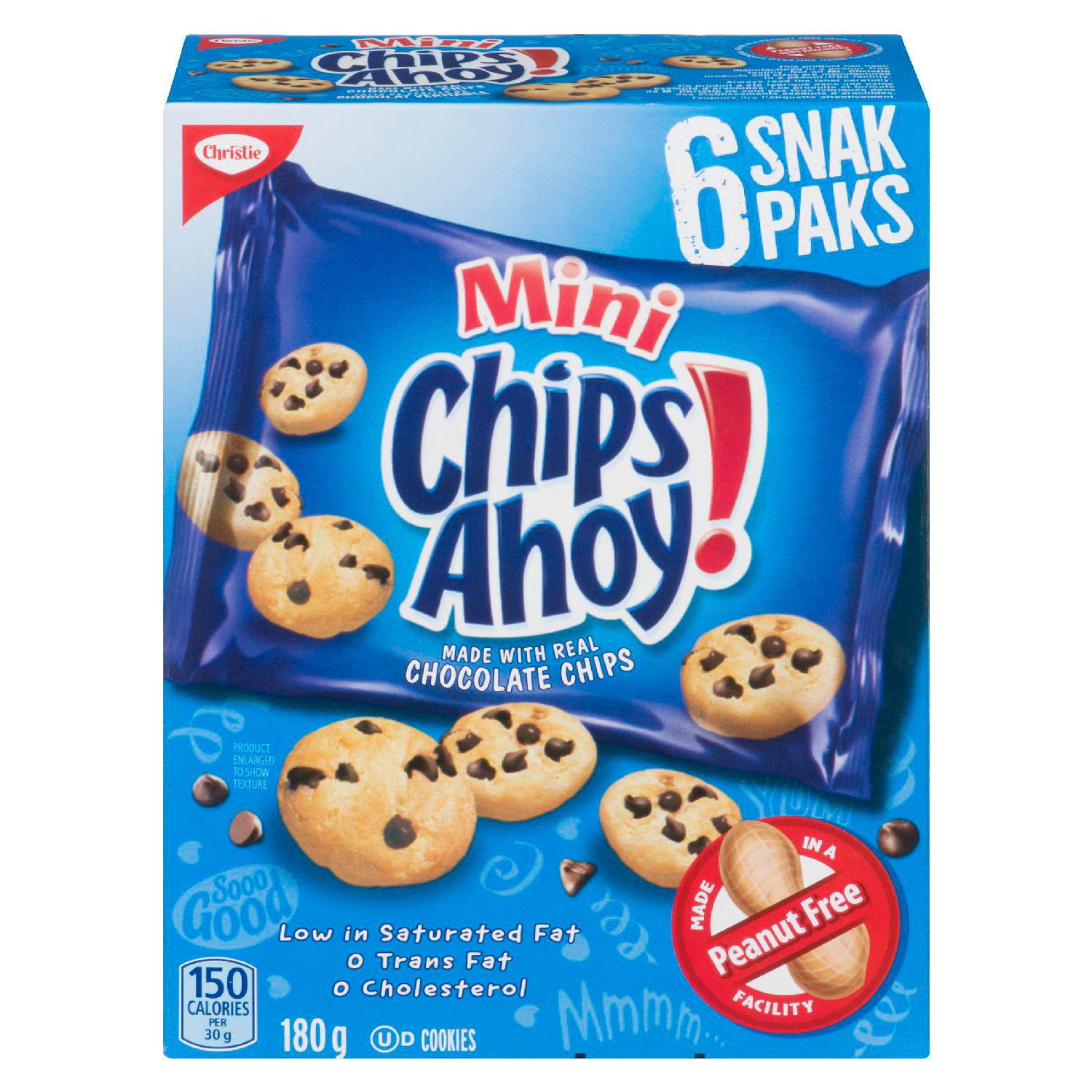 Mr. Christie Snak Paks Mini Chips Ahoy! Cookies 180G