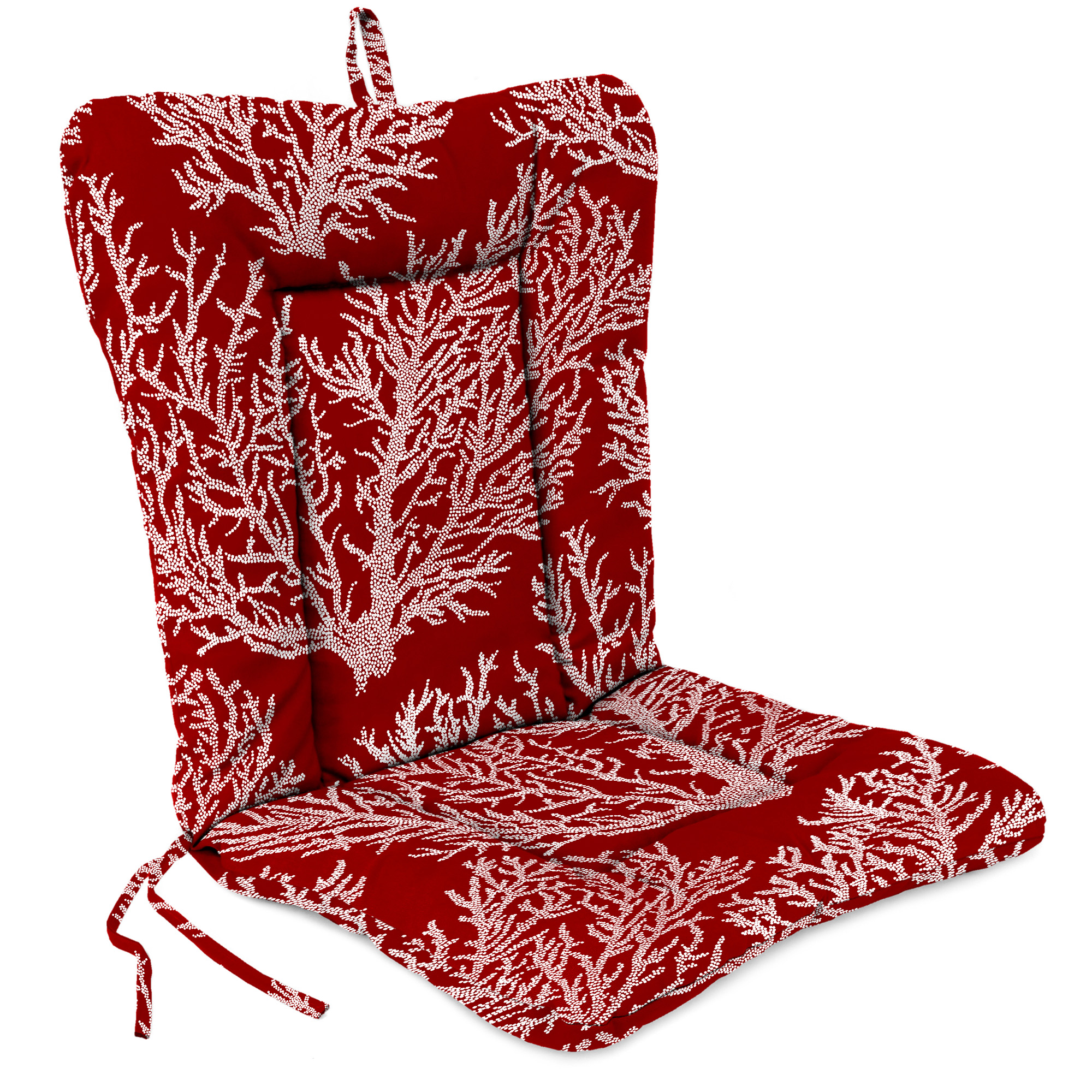 Neu Outdoor Terrasse Schmiedeeisen Stuhl Kissen mit Krawatten und Aufhänger Schlaufe 21" x 38" - Bild 8 von 33