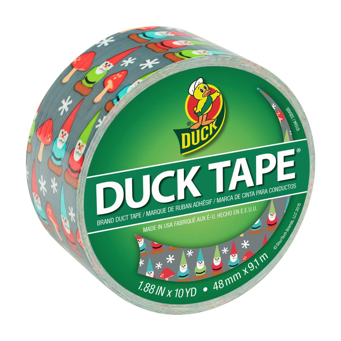 Printed Duck Tape® Brand Duct Tape - Winking Gnome, 1.88 in. x 10 yd. Image