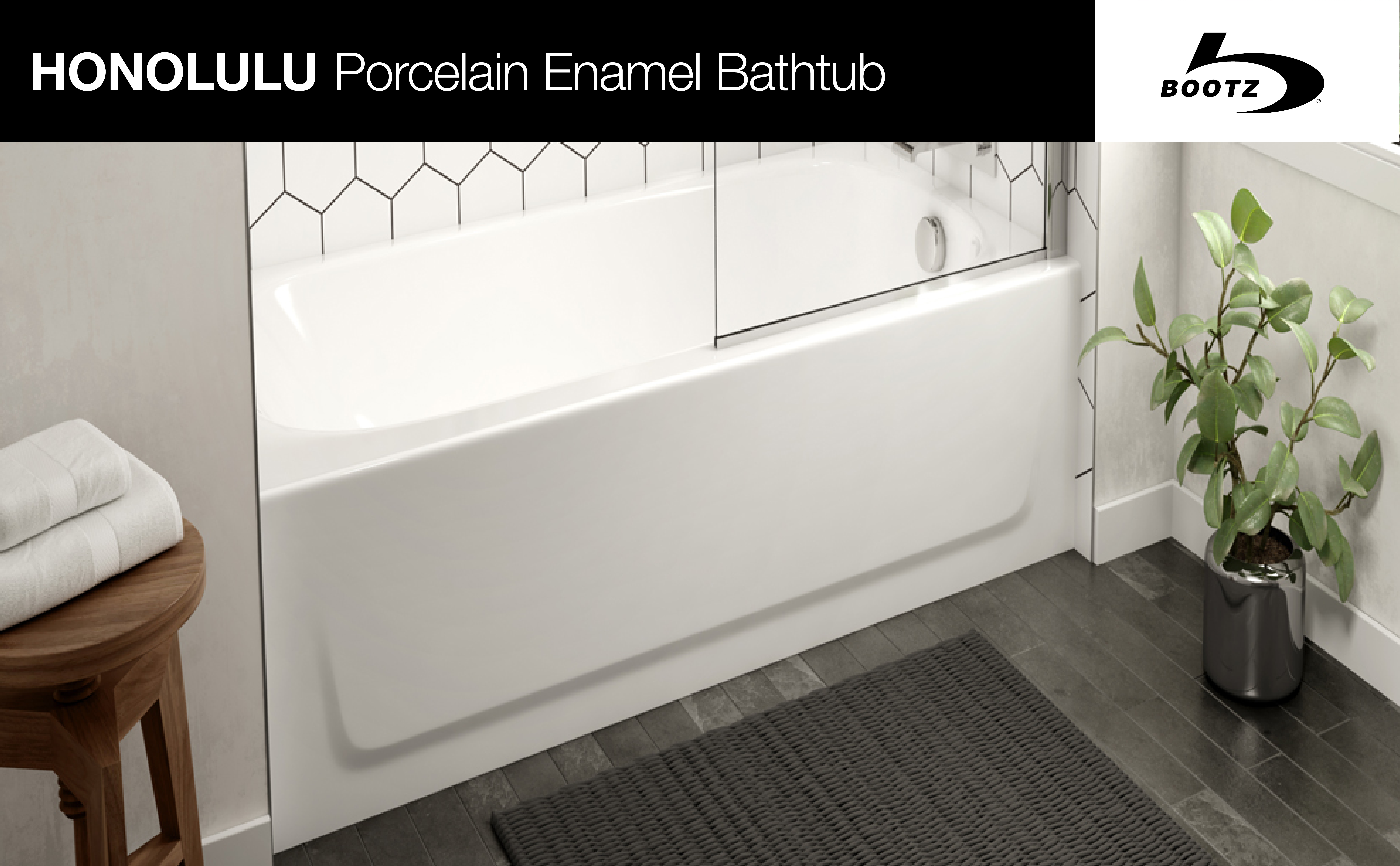Bootz Honolulu: Small Footprint Alcove Bathtub