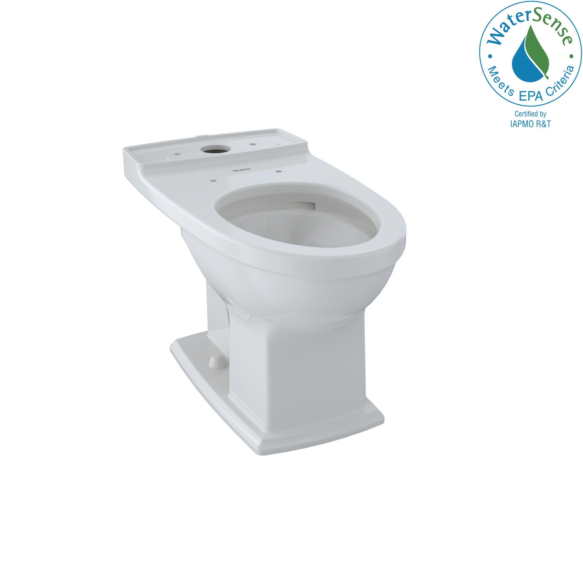 TOTO Connelly Universal Height Elongated Toilet Bowl with CEFIONTECT, Colonial White, Vitreous China, CT494CEFG#11