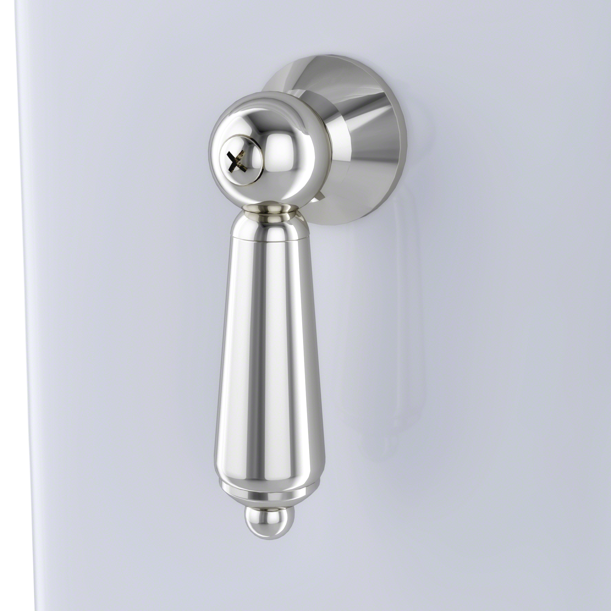 Toto TRIP LEVER (SIDE MOUNT), POLISHED NICKEL For CARROLLTON, DARTMOUTH, PROMENADE, WHITNEY TOILET TANK, THU141#PN