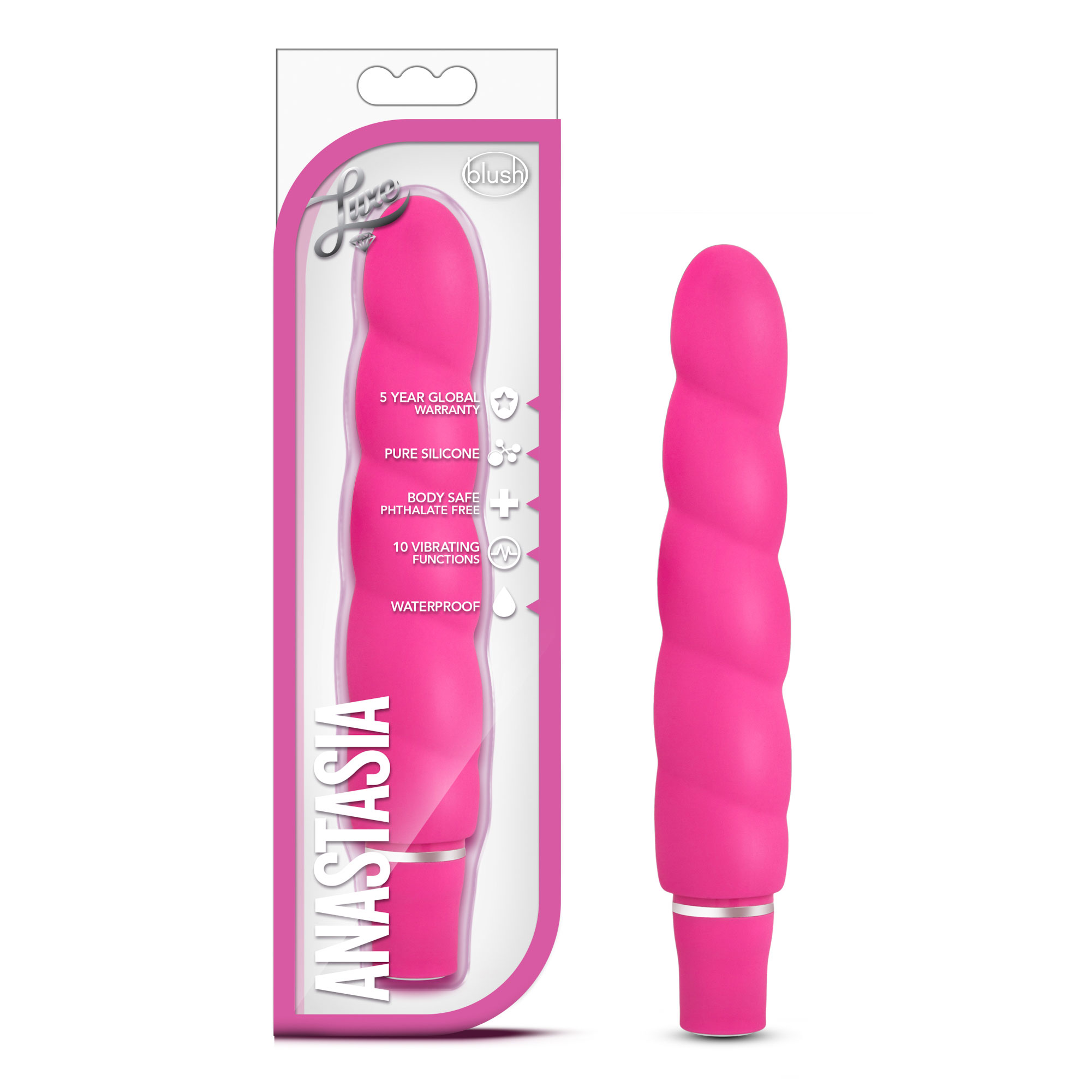 Blush Luxe Anastasia Pink 6.5-Inch Vibrator