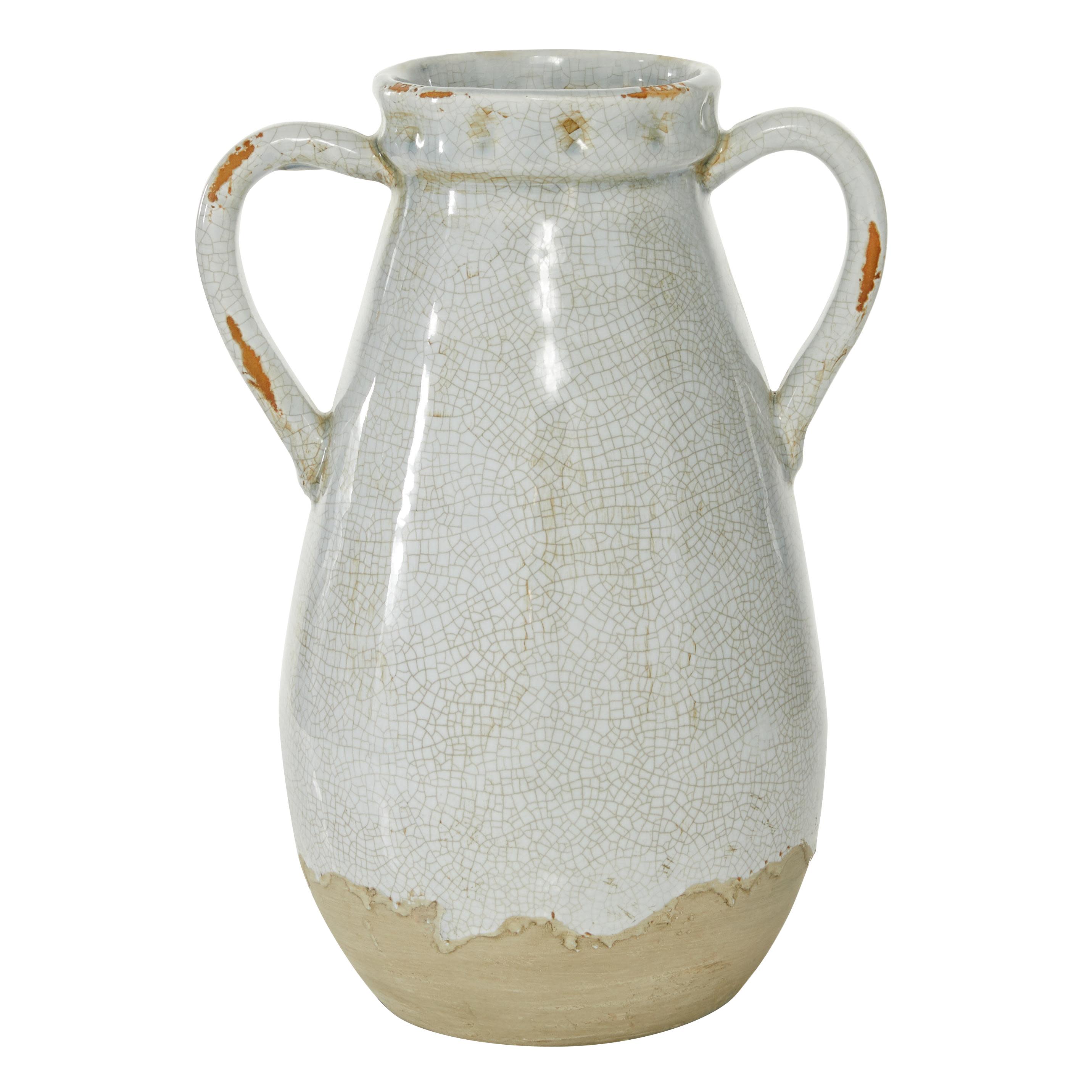 White Ceramic  Vase,