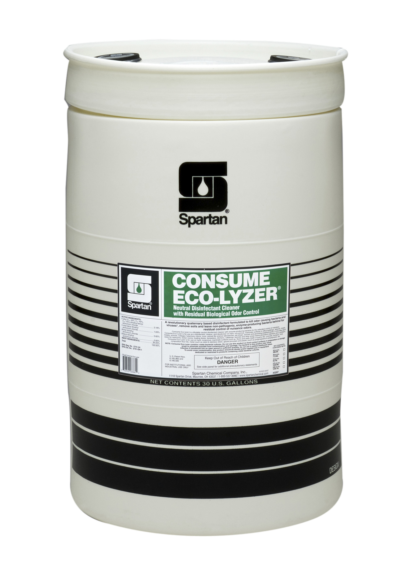 Spartan Chemical Company Consume Eco-Lyzer, 30 GAL DRUM