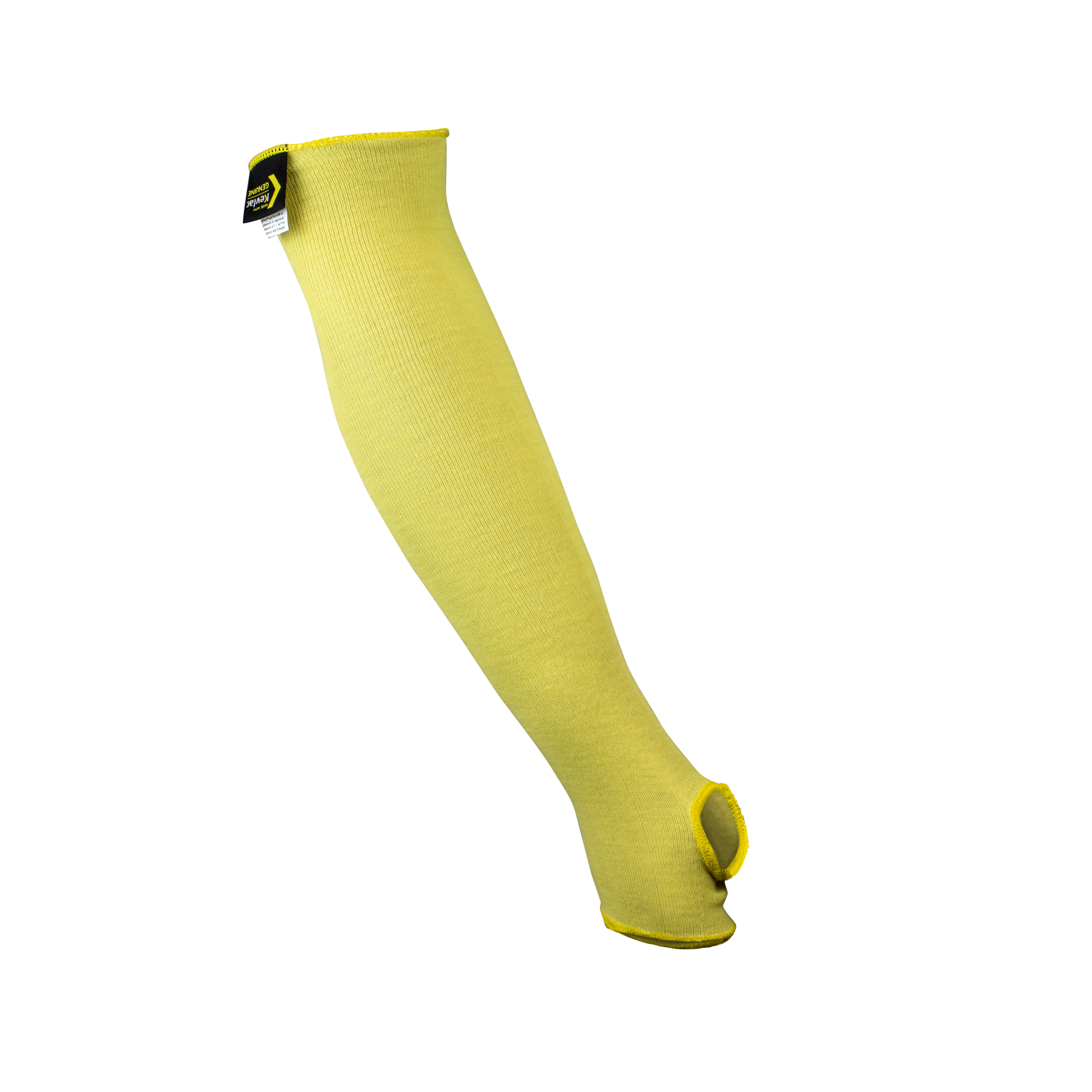 RAD51K 1-Ply Kevlar A2 Cut Protection Sleeve 18" Length with Thumb Slot