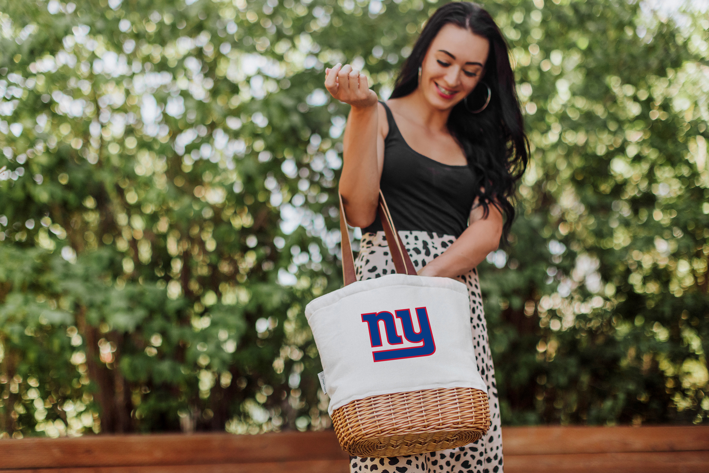 New York Giants - Pico Willow and Canvas Lunch Basket