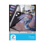Van Gogh Watercolor Paper Pad 140lbs Black Cold Press 9 inch x 12 inch 12 Sheets
