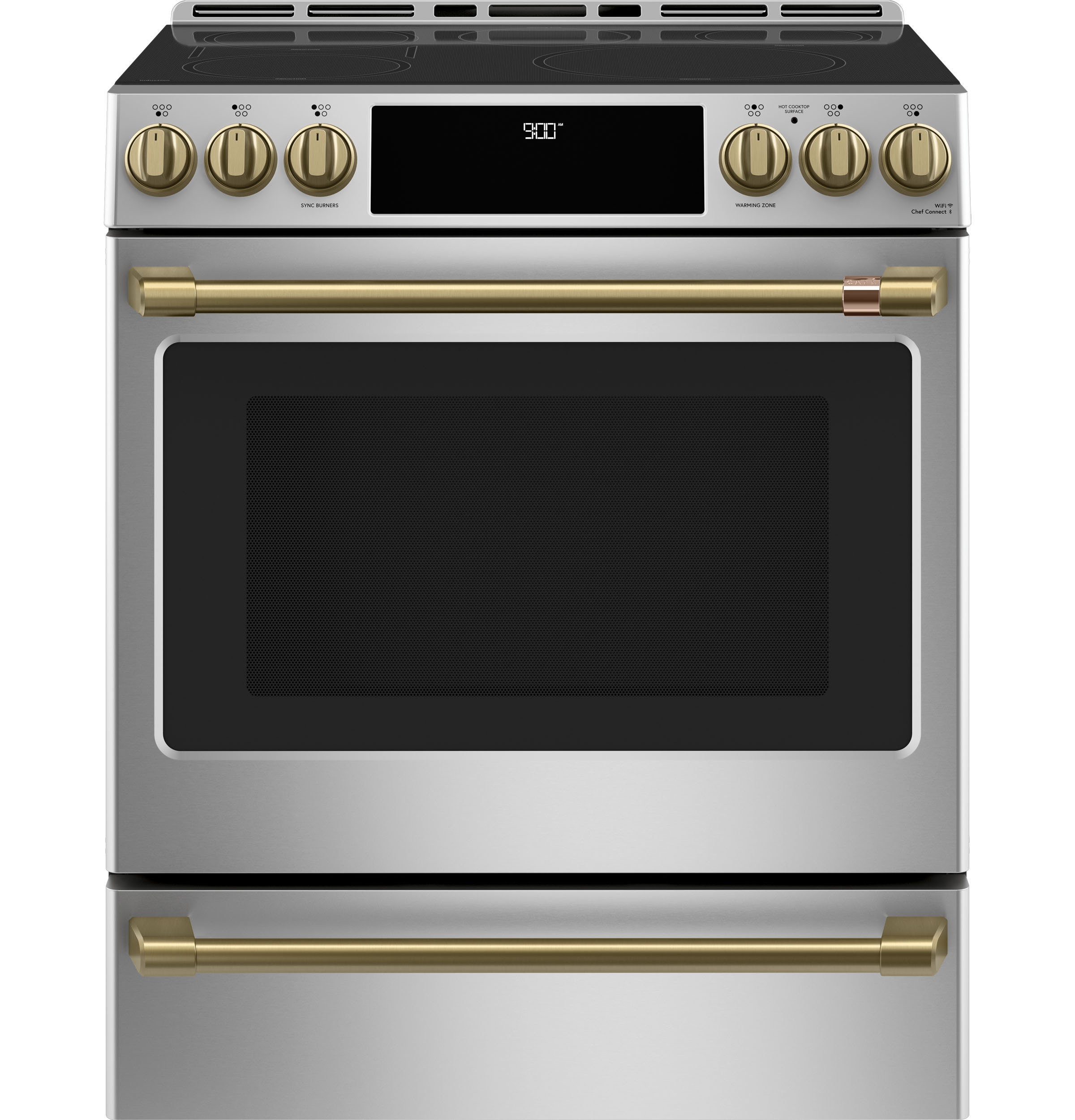 Front Cntrl — Elec — Knobs,Hndls — Brushed Brass — Not Connectable view 4