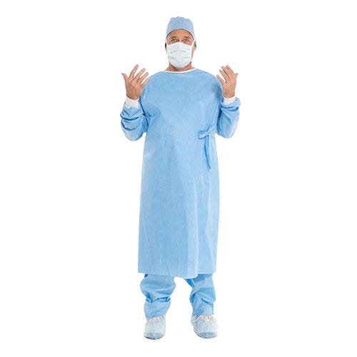 Evolution 4 Non Reinforced Surgical Gown, X-Lg , Sterile w/Towel , Raglan Sleeves - 34/Case