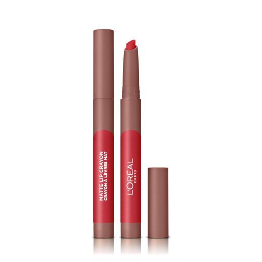 l'oréal paris infaillible matte lip crayon kalem mat ruj - 108 hot apricot