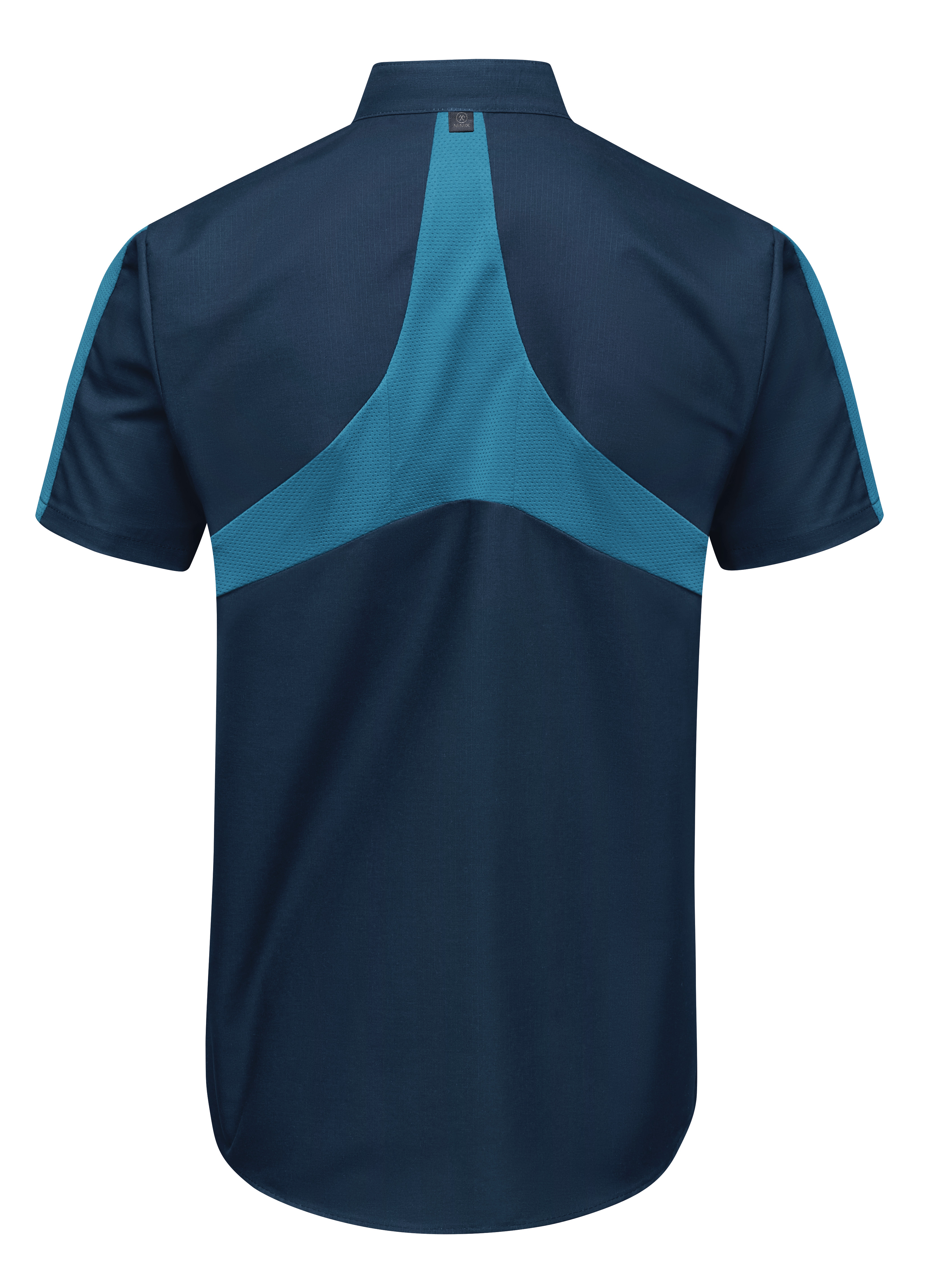 Picture of Red Kap® SX46-COLORBLOCK Men's Short Sleeve Two Tone Pro+ Work Shirt with OilBlok and MIMIX®
