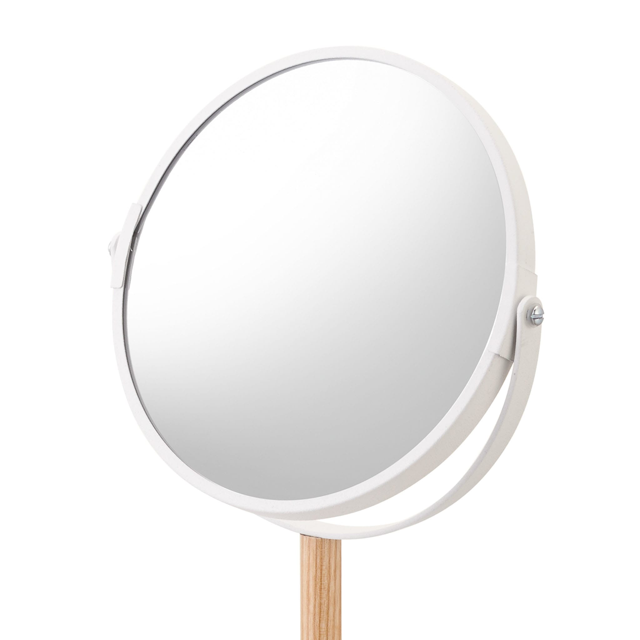 Makeup Mirror with Accessory Tray : Two Magnification Levels