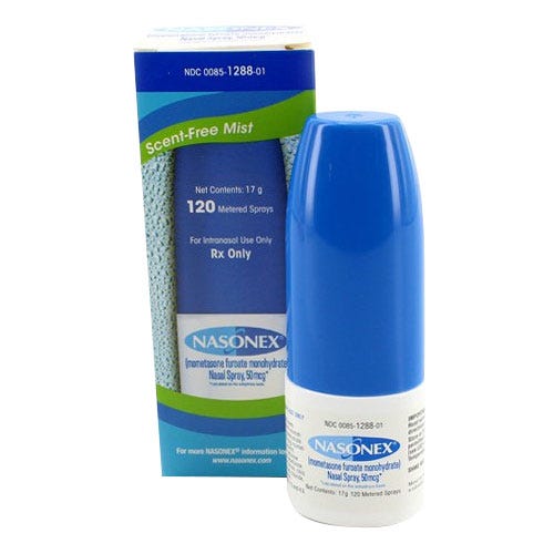 Nasonex® Nasal Spray, 50mcg, 17gm Bottle