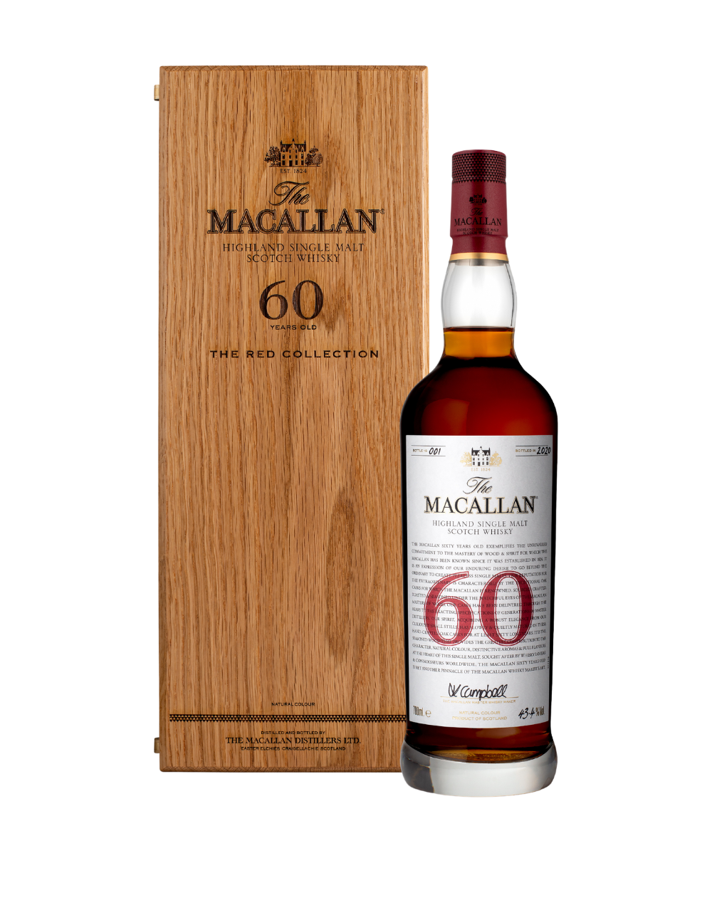 THE MACALLAN RED COLLECTION 60 YEARS OLD