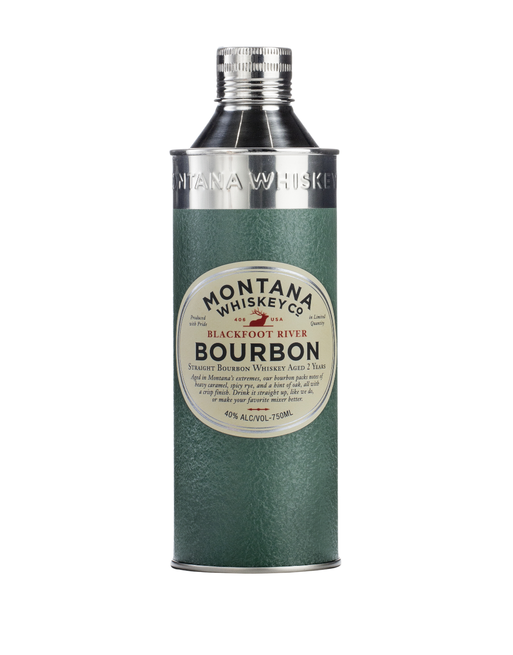 MONTANA WHISKEY CO BLACKFOOT RIVER BOURBON WHISKEY
