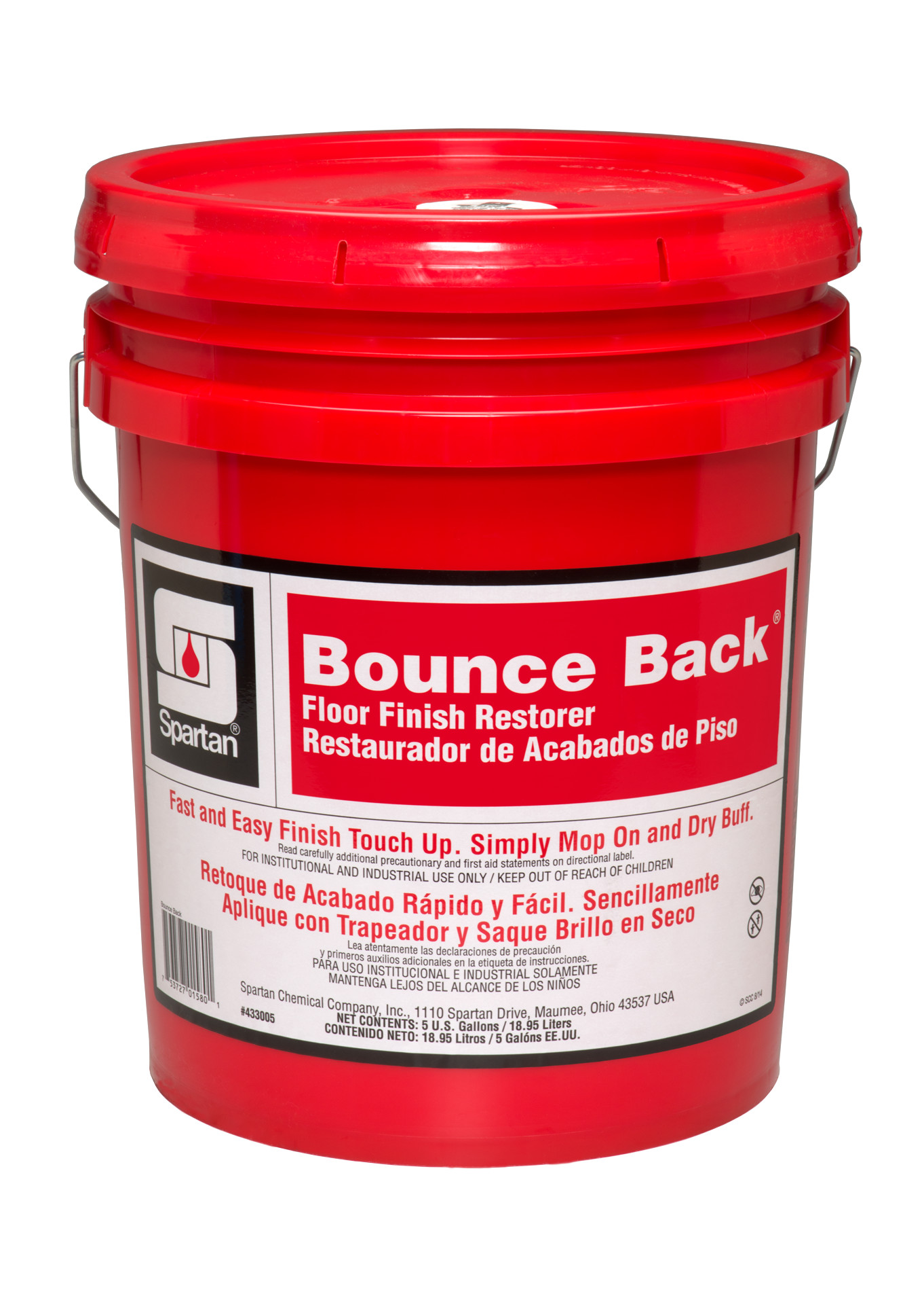 Spartan Chemical Company Bounce Back, 5 GAL PAIL