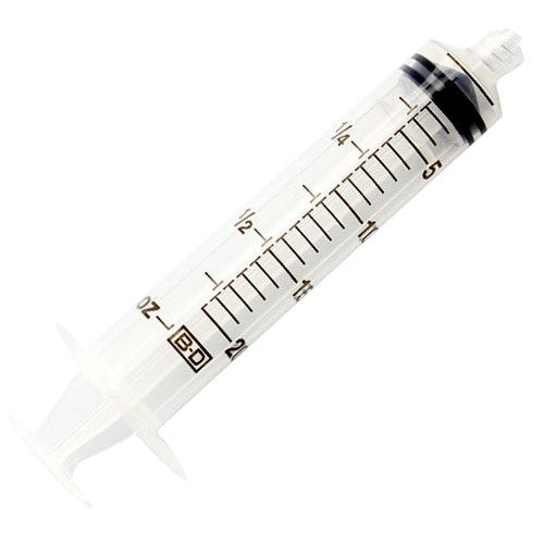 20 cc Syringe, BD Luer-Lok™ Tip - 48/Box